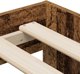 vidaXL Κρεβάτι Αποθήκευσης Παλαιό Ξύλο 100 x 200 εκ