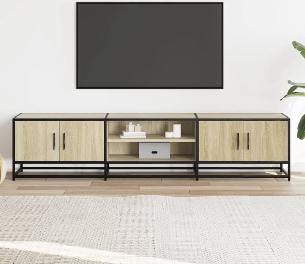 Έπιπλο TV Sonoma Δρυς 180x35x41 cm από Ξυλοπαραγωγικό Υλικό