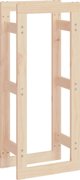 vidaXL Σταντ για καυσόξυλα, 41x25x100 εκ., από συμπαγές πεύκο