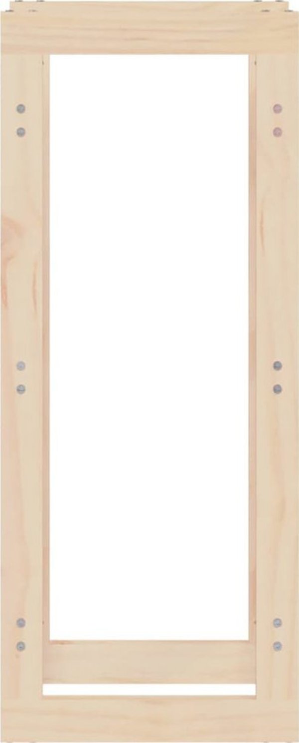 vidaXL Σταντ για καυσόξυλα, 41x25x100 εκ., από συμπαγές πεύκο