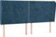 vidaXL Κεφαλάρι uszak, σκούρο μπλε, 203x23x118/128 cm, βελούδο
