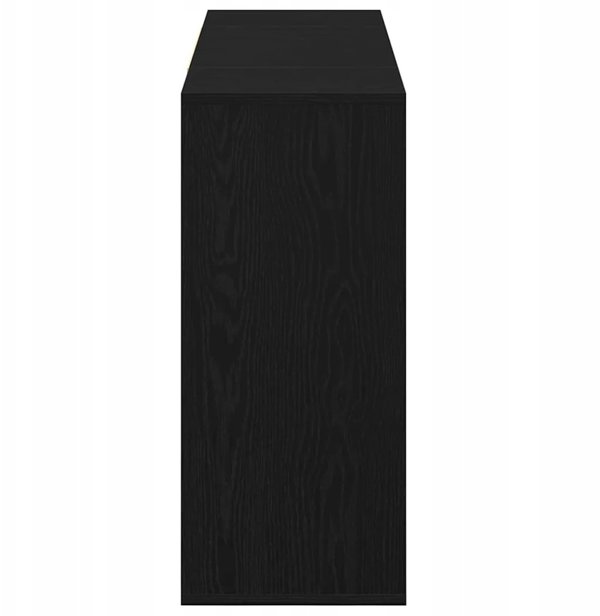 vidaXL Μπουφές Μαύρος Δρυς 120 x 30 x 75 cm από υλικό ξύλου