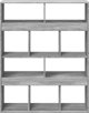 vidaXL Ράφι σε χρώμα Sonoma γκρι δρυς, 100x33x125,5 εκ.