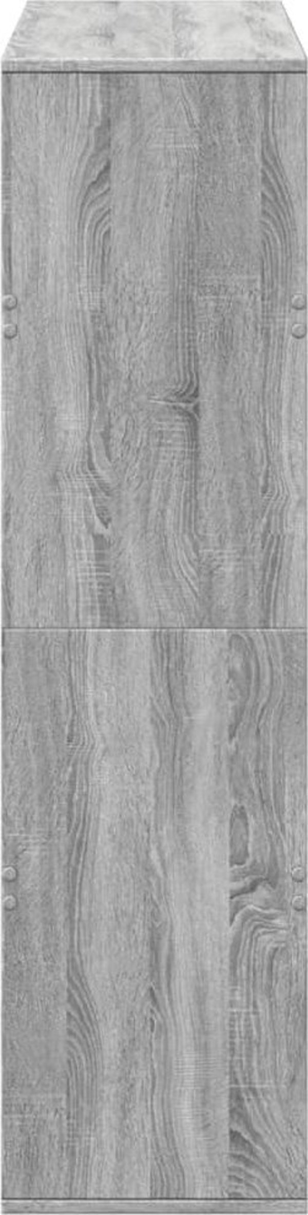vidaXL Ράφι σε χρώμα Sonoma γκρι δρυς, 100x33x125,5 εκ.