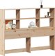 vidaXL Κεφαλάρι Κρεβατιού με Ράφια, 150 cm, Μαόξινο Ξύλο Πεύκου