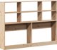 vidaXL Κεφαλάρι Κρεβατιού με Ράφια, 150 cm, Μαόξινο Ξύλο Πεύκου
