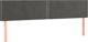 vidaXL Λουκέτο κοντινεντάλ με στρώμα, σκούρο γκρι, 160x200cm, βελούδο