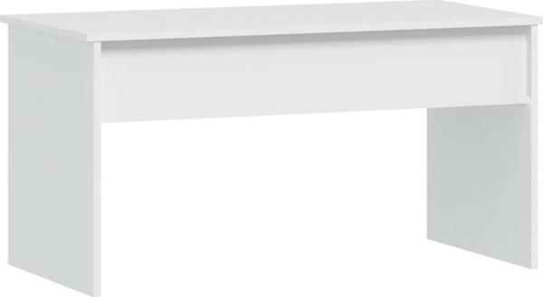 vidaXL Λευκό τραπεζάκι καφέ 102x50,5x52,5 cm από μοριοσανίδα