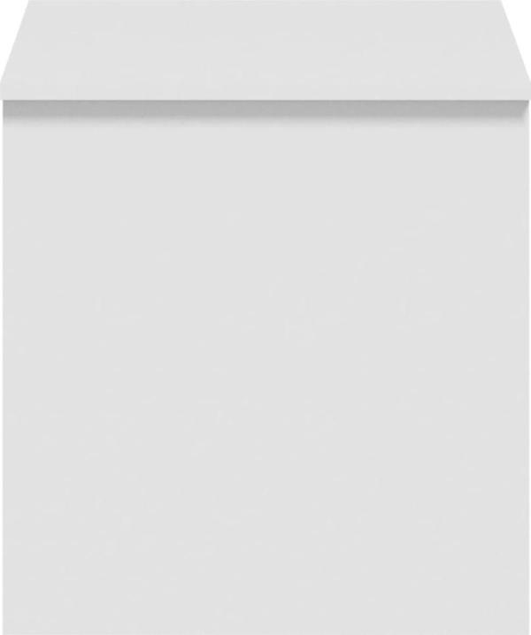 vidaXL Λευκό τραπεζάκι καφέ 102x50,5x52,5 cm από μοριοσανίδα