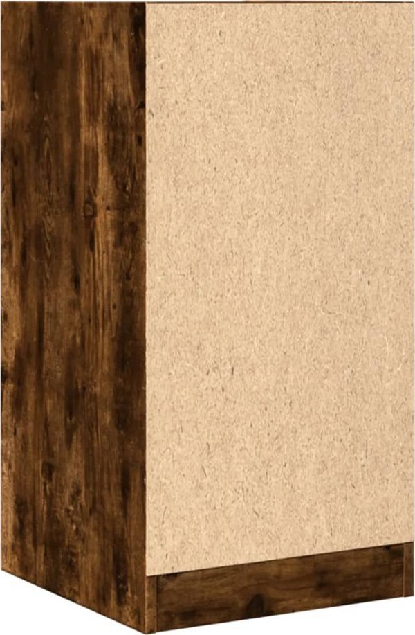 vidaXL Φαρμακευτική ντουλάπα, καπνιστή δρυς, 40x41x77,5 εκ