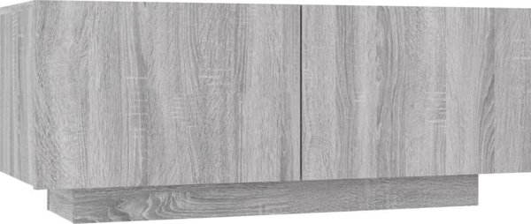 vidaXL Ζαφκίνα για Τηλεόραση, Γκρι Δρυς Sonoma, 100x35x40 cm