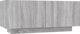 vidaXL Ζαφκίνα για Τηλεόραση, Γκρι Δρυς Sonoma, 100x35x40 cm