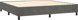 vidaXL Λιτό Κρεβάτι Continental με Στρώμα και LED, Γκρι Βελούδο, 200x200 cm