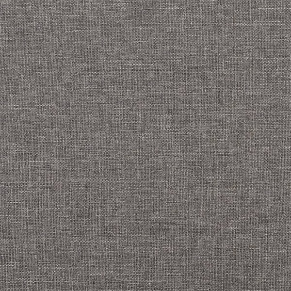 vidaXL Υποπόδιο σκούρο γκρι ταπετσαρισμένο 60x50x41 cm