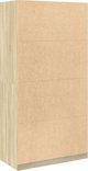 vidaXL Ντουλάπα, χρώμα δρυς σονόμα, 100x50x200 εκ., υλικό από ξύλο