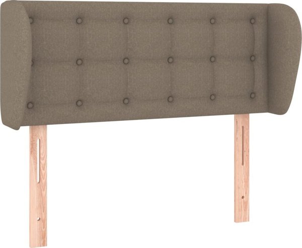 vidaXL Κεφαλάρι τύπου uszak, taupe, 83x23x78/88 εκ., ύφασμα