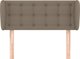 vidaXL Κεφαλάρι τύπου uszak, taupe, 83x23x78/88 εκ., ύφασμα