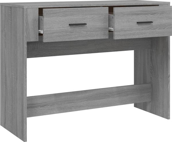 vidaXL Κονσόλα, γκρι δρυς σονόμα, 100x39x75 εκ.