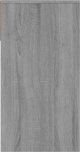 vidaXL Κονσόλα, γκρι δρυς σονόμα, 100x39x75 εκ.
