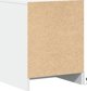 vidaXL Κομοδίνα με LED, Σετ 2 τεμ., Λευκά, από Συνθετικό Ξύλο