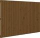 vidaXL Κεφαλάρι κρεβατιού μέλι-καφέ 159,5x3x110 cm από ξύλο πεύκου