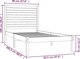vidaXL Rama κρεβατιού, λευκή, από μασιφ ξύλο, 90x200 cm