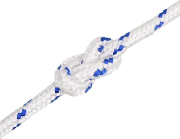 vidaXL Ναυτικό Σχοινί Ιστιοπλοΐας, Λευκό, 16 mm, 25 m, Πολυπροπυλένιο
