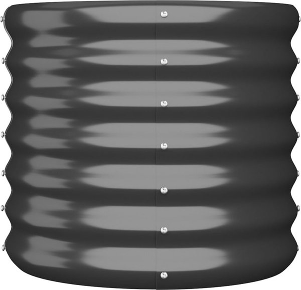 vidaXL vidaXL Donica ogrodowa, stal malowana proszkowo, 40x40x36 cm, antracyt