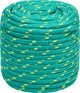 vidaXL Linka zeglarska, zielona, 18 mm, 25 m, polipropylen