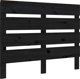 vidaXL Κεφαλάρι κρεβατιού, μαύρο, 100x3x80 cm, μασίφ πεύκο