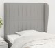 vidaXL Κεφαλάρι uszak ανοιχτό γκρι 83x23x118/128 cm ύφασμα