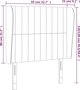 vidaXL Κεφαλάρι uszak ανοιχτό γκρι 83x23x118/128 cm ύφασμα