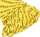vidaXL Linka zeglarska, kitrinos, 3 mm, 500 m, polipropylen