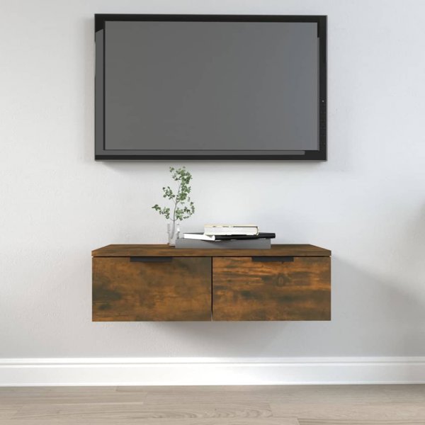 vidaXL Szafka scienna, przydymiony dab, 68x30x20 cm