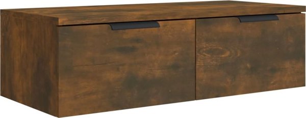 vidaXL Szafka scienna, przydymiony dab, 68x30x20 cm