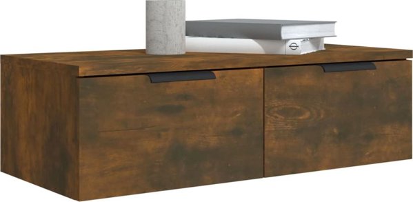 vidaXL Szafka scienna, przydymiony dab, 68x30x20 cm