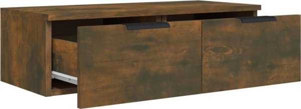 vidaXL Szafka scienna, przydymiony dab, 68x30x20 cm