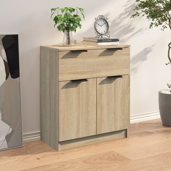 vidaXL Ντουλάπι Sonoma από δρυς, 60x30x70 cm, από υλικό ξύλου