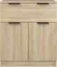 vidaXL Ντουλάπι Sonoma από δρυς, 60x30x70 cm, από υλικό ξύλου