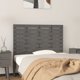 vidaXL Γκρι προσκέφαλο κρεβατιού 81x3x63 cm από συμπαγές πεύκο