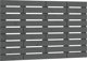 vidaXL Γκρι προσκέφαλο κρεβατιού 81x3x63 cm από συμπαγές πεύκο