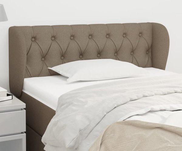 vidaXL Κεφαλάρι ακρωτήριο, ταουπέ, 93x23x78/88 εκ., υφασμάτινο