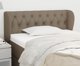 vidaXL Κεφαλάρι ακρωτήριο, ταουπέ, 93x23x78/88 εκ., υφασμάτινο