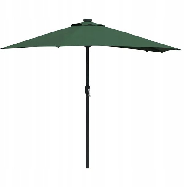 vidaXL VidaXL Parasolka ogrodowa Zielony 294 x 150 x 223 cm Poliester i Stal