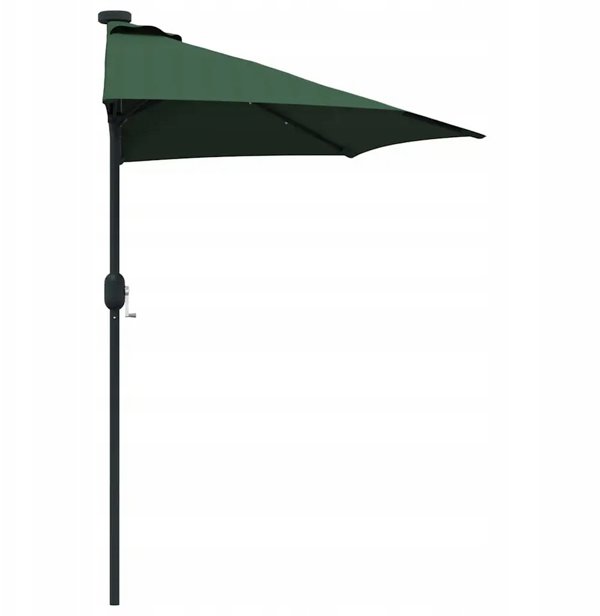 vidaXL VidaXL Parasolka ogrodowa Zielony 294 x 150 x 223 cm Poliester i Stal