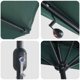 vidaXL VidaXL Parasolka ogrodowa Zielony 294 x 150 x 223 cm Poliester i Stal