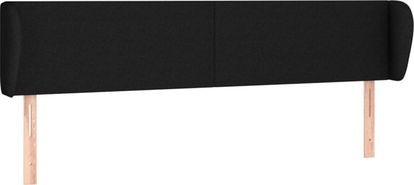 vidaXL Επικεφαλαρίδα uszak Μαύρο 183x23x78/88 cm