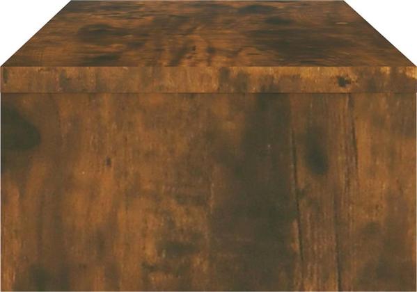 vidaXL Βάση για οθόνη, καπνιστό δρυς, 42x24x13 εκ.