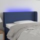vidaXL Zaglowek do lozkou me LED, ble, 103x16x78/88 cm, yfasma