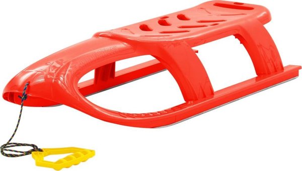 vidaXL vidaXL Sanki dla dzieci, czerwone, 102,5x40x23 cm, polipropylenowe